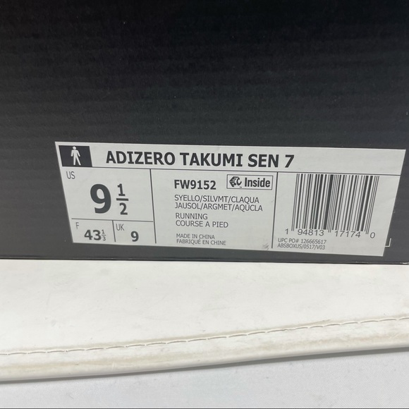 New Adidas Adizero Takumi Sen 7 Running Shoes S - Picture 12 of 14